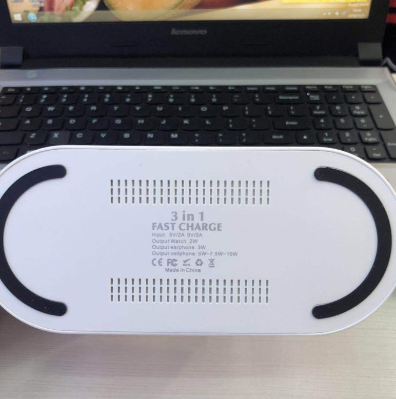 Wireless Charger Mobile Phone 3 In 1 Stand Watch Headphones Wireless Charger Mobile Phone 3 In 1 Stand Watch Headphones